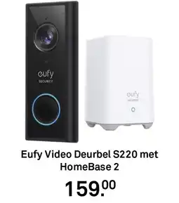 Karwei Eufy video deurbel s220 met homebase 2 aanbieding