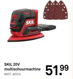 Karwei Skil 20v multischuurmachine aanbieding