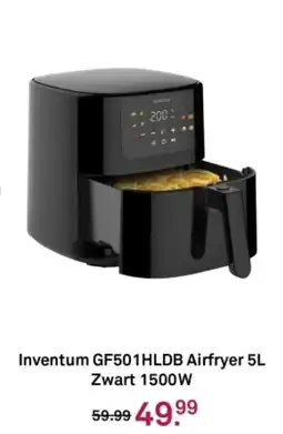 Karwei Inventum gf501hldb airfryer 5l zwart 1500w aanbieding