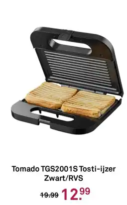 Karwei Tomado tgs2001s tosti ijzer zwart/rvs aanbieding