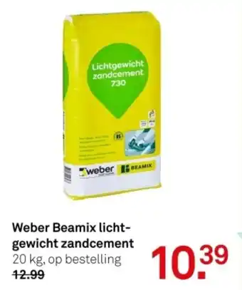 Karwei Weber beamix lichtgewicht zandcement aanbieding