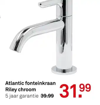 Karwei Atlantic fonteinkraan Riley chroom aanbieding