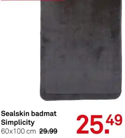 Karwei Sealskin badmat simplicity aanbieding