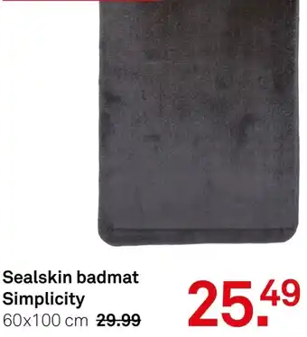 Karwei Sealskin badmat simplicity aanbieding