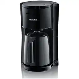 Bol.com Severin KA 9307 Filterkoffiezetapparaat 1 l Gemalen koffie 1000 W Zwart + Extra thermoskan aanbieding