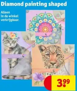 Kruidvat Diamond painting shaped aanbieding