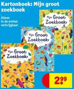 Kruidvat Kartonboek: Mijn groot zoekboek aanbieding