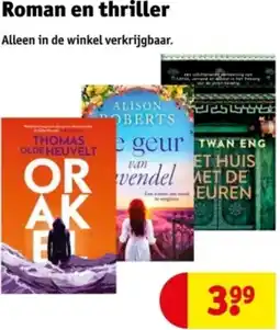 Kruidvat Roman en thriller aanbieding