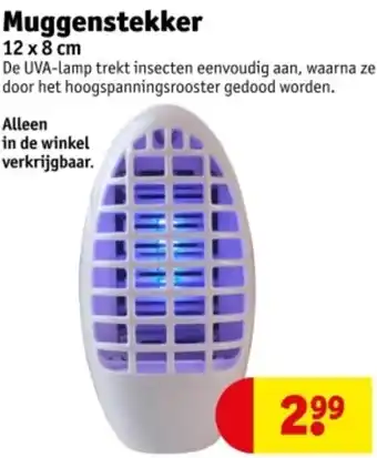 Kruidvat Muggenstekker aanbieding