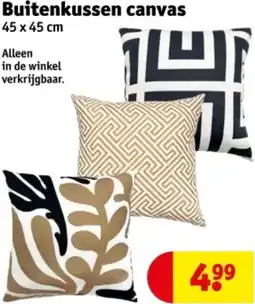 Kruidvat Buitenkussen canvas aanbieding