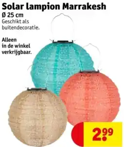 Kruidvat Solar lampion Marrakesh aanbieding