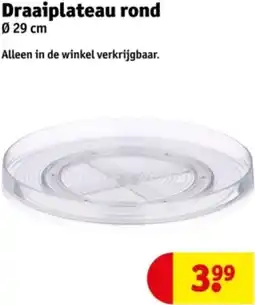 Kruidvat Draaiplateau rond aanbieding
