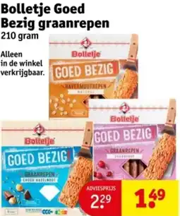 Kruidvat Bolletje Goed Bezig graanrepen aanbieding