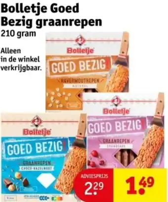 Kruidvat Bolletje Goed Bezig graanrepen aanbieding
