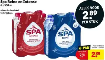 Kruidvat Spa Reine en Intense aanbieding