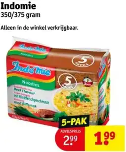 Kruidvat Indomie aanbieding