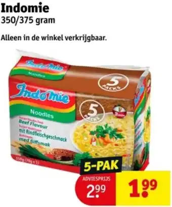 Kruidvat Indomie aanbieding