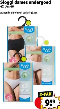Kruidvat Sloggi dames ondergoed aanbieding