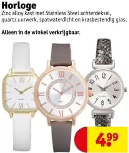 Kruidvat Horloge aanbieding