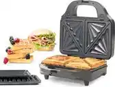 Bol.com Petra 3 In 1 Wafelijzer – Contactgrill – Tosti-Ijzer – Xl Platen aanbieding