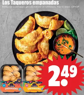 Dirk Los taqueros empanadas aanbieding