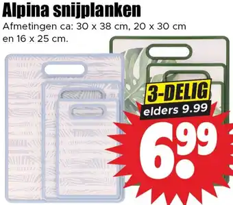 Dirk Alpina snijplanken aanbieding