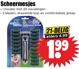 Dirk Scheermesjes aanbieding