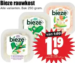 Dirk Bieze rauwkost aanbieding
