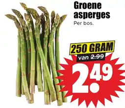 Dirk Groene asperges aanbieding
