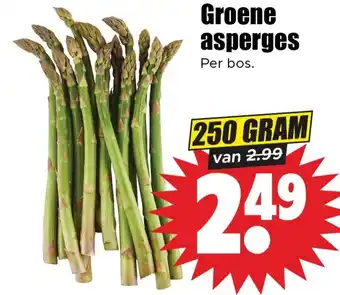 Dirk Groene asperges aanbieding