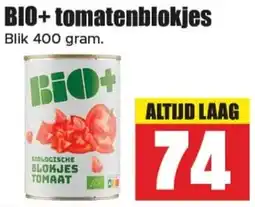 Dirk BIO+ tomatenblokjes aanbieding