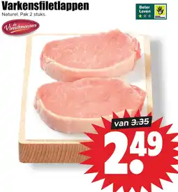 Dirk Varkensfiletlappen aanbieding