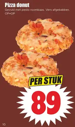 Dirk Pizza donut aanbieding