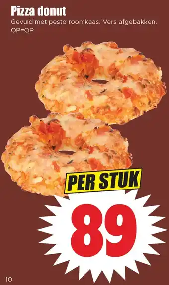 Dirk Pizza donut aanbieding