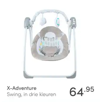 Baby & Tiener X-Adventure Swing, in drie kleuren aanbieding