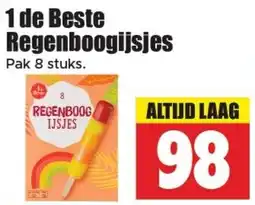 Dirk 1 de Beste Regenboogijsjes aanbieding