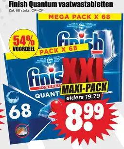 Dirk Finish Quantum vaatwastabletten aanbieding