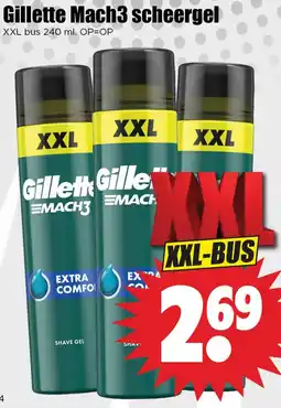 Dirk Gillette Mach3 scheergel aanbieding