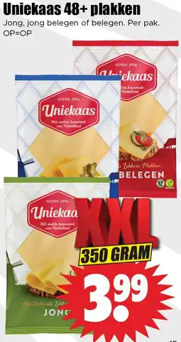 Dirk Uniekaas 48+ plakken aanbieding