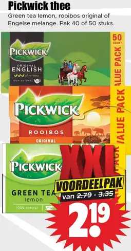 Dirk Pickwick thee aanbieding