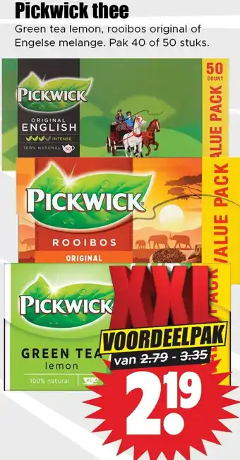 Dirk Pickwick thee aanbieding