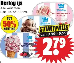 Dirk Hertog ijs aanbieding