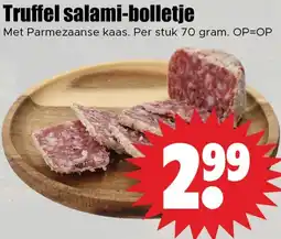 Dirk Truffel salami-bolletje aanbieding