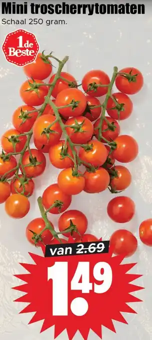 Dirk Mini troscherrytomaten aanbieding