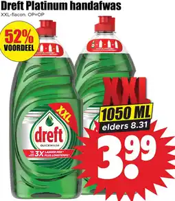 Dirk Dreft Platinum handafwas aanbieding