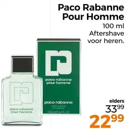 Trekpleister Paco Rabanne Pour Homme aanbieding