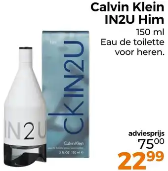 Trekpleister Calvin Klein IN2U Him aanbieding