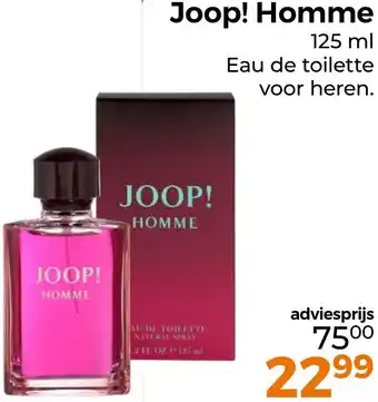 Trekpleister Joop! Homme aanbieding