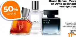 Trekpleister Bruno Banani, Mexx en David Beckham herengeuren aanbieding