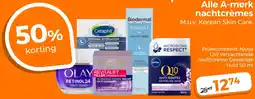 Trekpleister Alle A-merk nachtcrèmes aanbieding